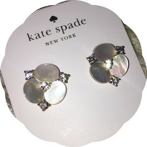 Kate Spade Disco Pansy earrings